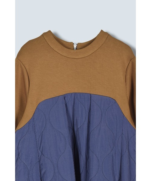 セール】QUILTING DOCKING VOLUME OP（ワンピース）｜OMMO（オーエム