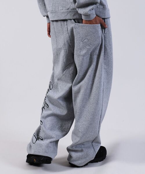 SEQUENZ（シークエンズ）】CROSS RHINE STONE SWEAT PANTS / ライン