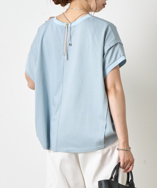 バックファスナーポケットT（Tシャツ/カットソー）｜Jena espace