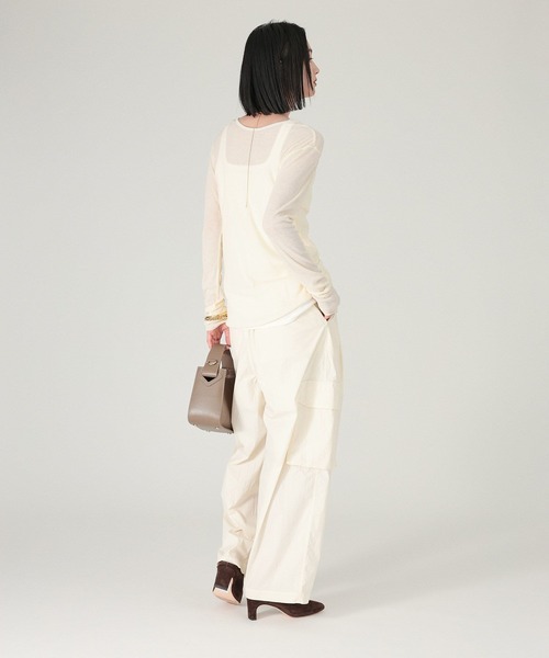 2WAYストレッチウールテレコ（カーディガン/ボレロ）｜BABYLONE