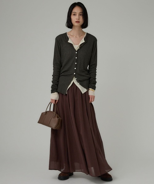 BABYLONE / バビロン　２ＷＡＹストレッチウールテレコ 2WAYストレッチウールテレコ（カーディガン/ボレロ）｜BABYLONE