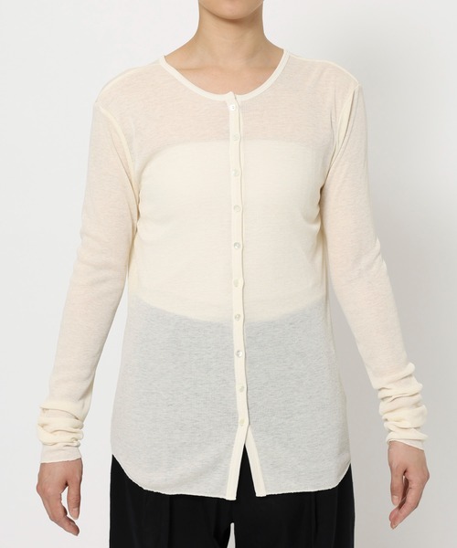 2WAYストレッチウールテレコ（カーディガン/ボレロ）｜BABYLONE