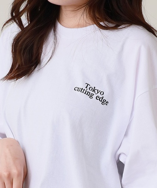 WBSB（ダブルビーエスビー）の「WBSB/ダブルビーエスビー Tokyo cutting edge S/S TEE Tシャツ メンズ 秋物 秋服 2026年秋冬（Tシャツ/カットソー・メンズ・ブルー/ホワイト/ブラック・XL/L/M）」の2枚目の写真