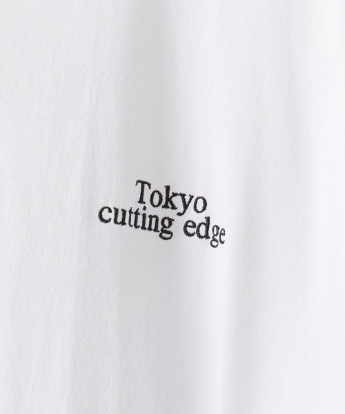 WBSB（ダブルビーエスビー）の「WBSB/ダブルビーエスビー Tokyo cutting edge S/S TEE Tシャツ メンズ 秋物 秋服 2026年秋冬（Tシャツ/カットソー・メンズ・ブルー/ホワイト/ブラック・XL/L/M）」の9枚目の写真
