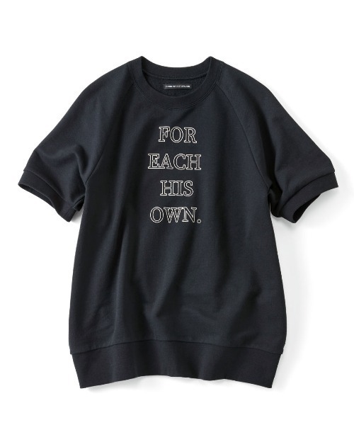THREE FIFTY STANDARD(スリーフィフティースタンダード)の「THREE FIFTY STANDARD 半袖ミニ裏毛のロゴトップス(Tシャツ/カットソー・レディース・ブラック/ライトグレー・M/L/LL)」の13枚目の写真