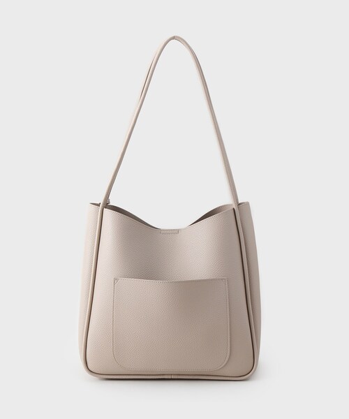 index（インデックス）の「【A4サイズ収納可能】コインチャーム付きトートバッグ（トートバッグ・レディース・ベージュ/ホワイト/ブラック・00）」の14枚目の写真