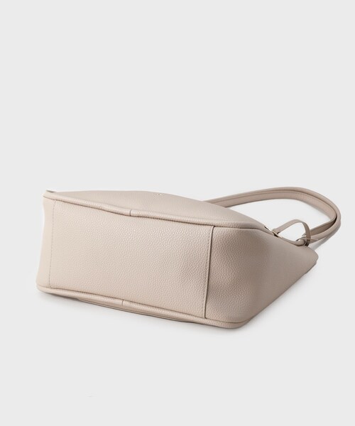 index（インデックス）の「【A4サイズ収納可能】コインチャーム付きトートバッグ（トートバッグ・レディース・ベージュ/ホワイト/ブラック・00）」の15枚目の写真