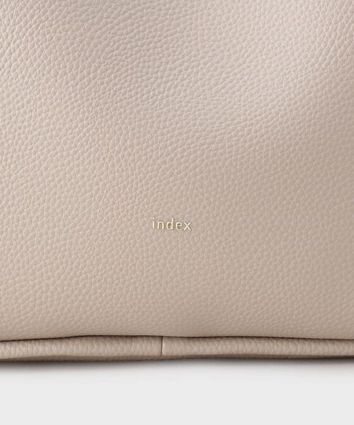 index（インデックス）の「【A4サイズ収納可能】コインチャーム付きトートバッグ（トートバッグ・レディース・ベージュ/ホワイト/ブラック・00）」の22枚目の写真