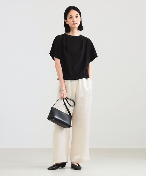 Demi-Luxe BEAMS（デミルクス ビームス）の「タック シアー ブラウス（シャツ/ブラウス・レディース・ブラック/ブラック系その他・ONE SIZE）」の13枚目の写真