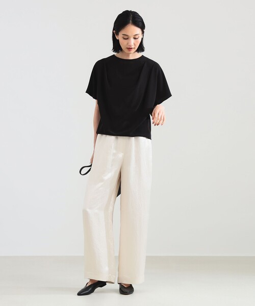 Demi-Luxe BEAMS（デミルクス ビームス）の「タック シアー ブラウス（シャツ/ブラウス・レディース・ブラック/ブラック系その他・ONE SIZE）」の14枚目の写真