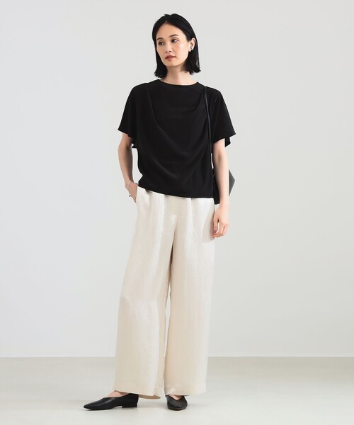 Demi-Luxe BEAMS（デミルクス ビームス）の「タック シアー ブラウス（シャツ/ブラウス・レディース・ブラック/ブラック系その他・ONE SIZE）」の15枚目の写真