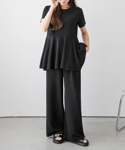 m*a様 【C.L】【セットアップ対応】ペプラムトップス C.L】【セットアップ対応】ペプラムトップス | CAPRICIEUX LE