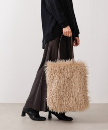 emesuelee | ロングファー トートバッグ(トートバッグ)