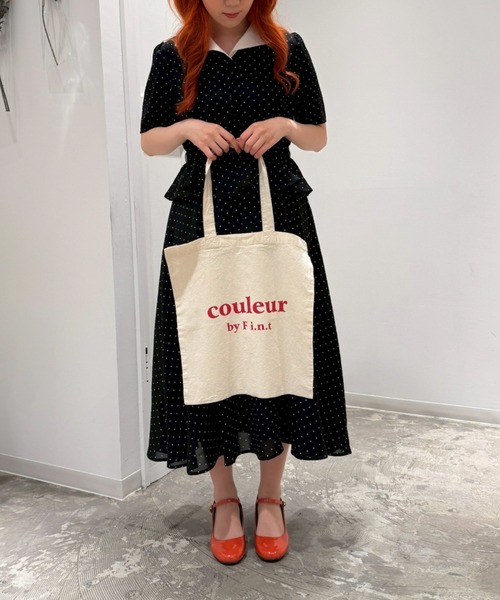 F i.n.t（フィント）の「【A4サイズ/500mlペットボトル収納可】ロゴプリントカラートートバッグ【製品染め】（トートバッグ・レディース・オフホワイト/ライトブルー/ライトピンク/レッド/ラベンダー・FREE）」の9枚目の写真