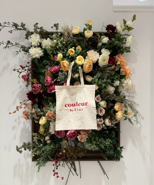 F i.n.t（フィント）の「【A4サイズ/500mlペットボトル収納可】ロゴプリントカラートートバッグ【製品染め】（トートバッグ・レディース・オフホワイト/ライトブルー/ライトピンク/レッド/ラベンダー・FREE）」の11枚目の写真