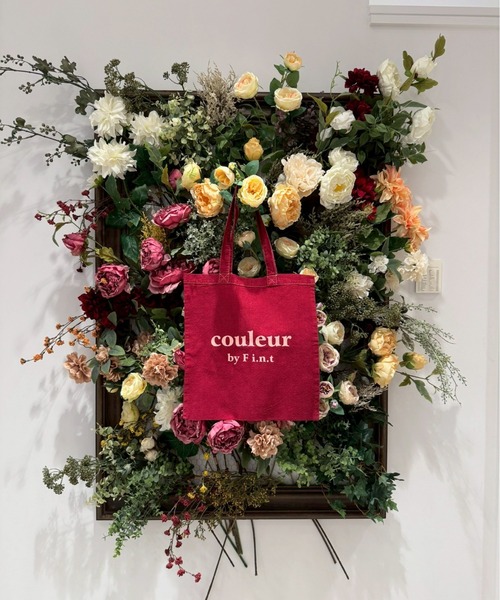 F i.n.t（フィント）の「【A4サイズ/500mlペットボトル収納可】ロゴプリントカラートートバッグ【製品染め】（トートバッグ・レディース・オフホワイト/ライトブルー/ライトピンク/レッド/ラベンダー・FREE）」の15枚目の写真