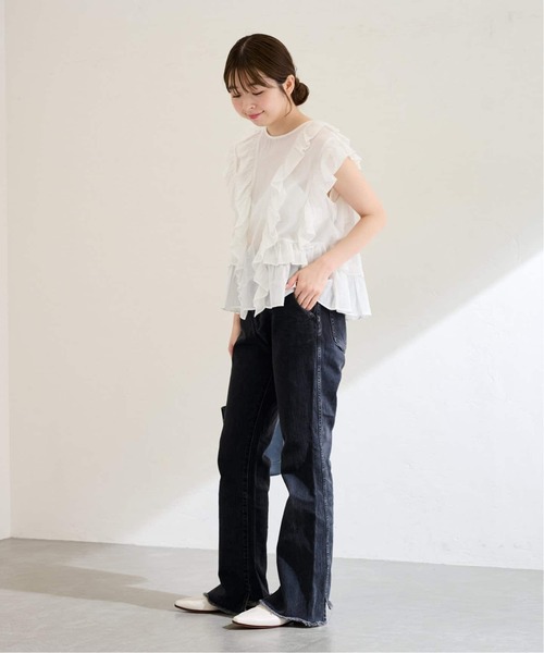 LE TALON（ルタロン）の「《追加》スクエアステッチソフトローファー（ローファー・レディース・アイボリー/ブラウン・21.5/22cm/22.5cm/23cm/23.5cm/24cm/24.5cm/25cm/25.5cm/26cm）」の14枚目の写真