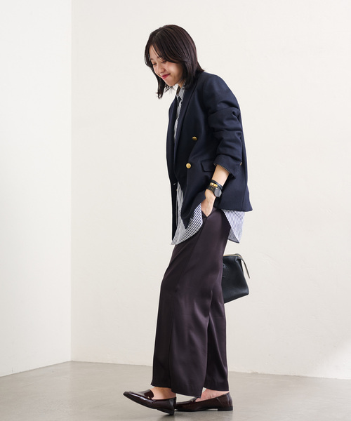 LE TALON（ルタロン）の「《追加》スクエアステッチソフトローファー（ローファー・レディース・アイボリー/ブラウン・21.5/22cm/22.5cm/23cm/23.5cm/24cm/24.5cm/25cm/25.5cm/26cm）」の19枚目の写真