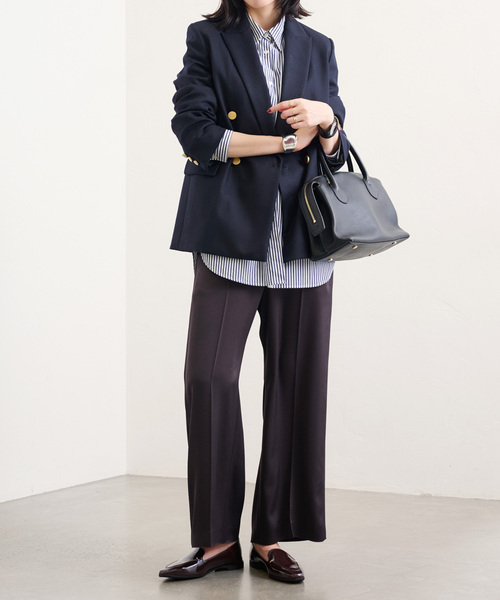 LE TALON（ルタロン）の「《追加》スクエアステッチソフトローファー（ローファー・レディース・アイボリー/ブラウン・21.5/22cm/22.5cm/23cm/23.5cm/24cm/24.5cm/25cm/25.5cm/26cm）」の20枚目の写真