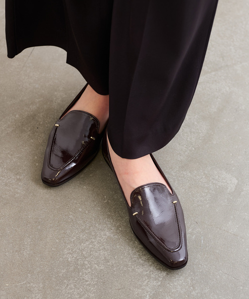 LE TALON（ルタロン）の「《追加》スクエアステッチソフトローファー（ローファー・レディース・アイボリー/ブラウン・21.5/22cm/22.5cm/23cm/23.5cm/24cm/24.5cm/25cm/25.5cm/26cm）」の21枚目の写真