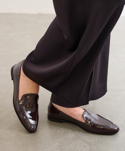 LE TALON（ルタロン）の「《追加》スクエアステッチソフトローファー（ローファー・レディース・アイボリー/ブラウン・21.5/22cm/22.5cm/23cm/23.5cm/24cm/24.5cm/25cm/25.5cm/26cm）」の22枚目の写真