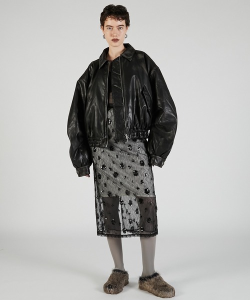 ジャケット・アウター PRANK PROJECT Blouson PRANK PROJECT(プランク プロジェクト)｜パディングSHEEPレザー