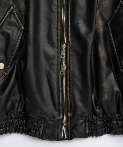 フライトレザーボンバージャケット / Flight Leather Bomber Jacket