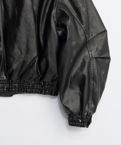 フライトレザーボンバージャケット / Flight Leather Bomber Jacket