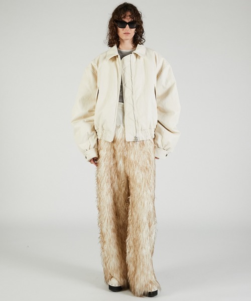 PRANK PROJECT（プランクプロジェクト）の「フライトレザーボンバージャケット / Flight Leather Bomber Jacket（その他アウター・レディース・ブラック/ホワイト・FREE）」の9枚目の写真