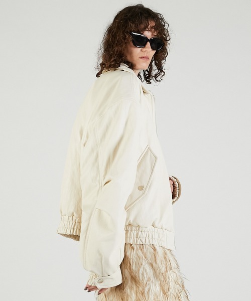 フライトレザーボンバージャケット / Flight Leather Bomber Jacket