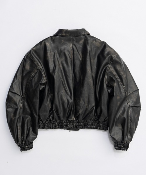 フライトレザーボンバージャケット / Flight Leather Bomber Jacket