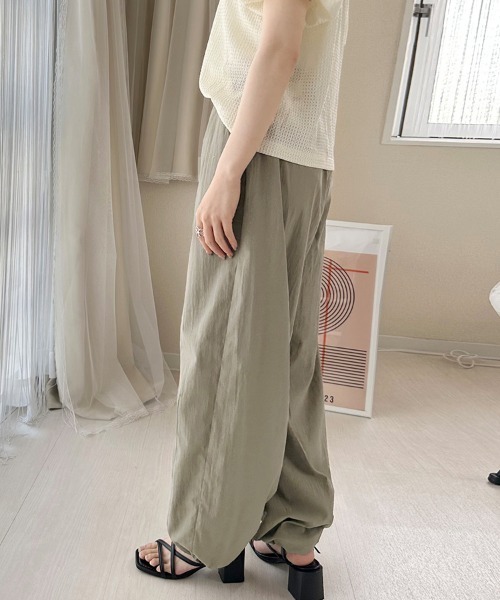 ReRe(リリ)の「ドローストリングパンツ(その他パンツ・レディース・ブラック/ダークグレー/モカ/ダークカーキ/オフホワイト・MEDIUM)」の7枚目の写真