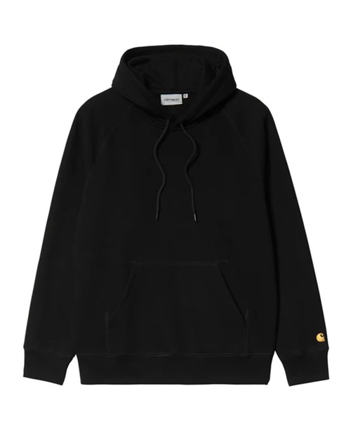 Carhartt WIP(カーハートダブリューアイピー)の「【Carhartt WIP】HOODED CHASE SWEATSHIRT I033661(スウェット・メンズ・ブラック・M/L)」の4枚目の写真