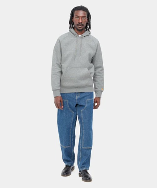 Carhartt WIP(カーハートダブリューアイピー)の「【Carhartt WIP】HOODED CHASE SWEATSHIRT I033661(スウェット・メンズ・ブラック・M/L)」の6枚目の写真