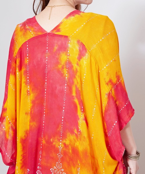 チャイハネ（チャイハネ）の「【チャイハネ】ジンニーヤーロングカーディガン（カーディガン/ボレロ・レディース・レッド/グリーン/ブラック・FREE）」の14枚目の写真