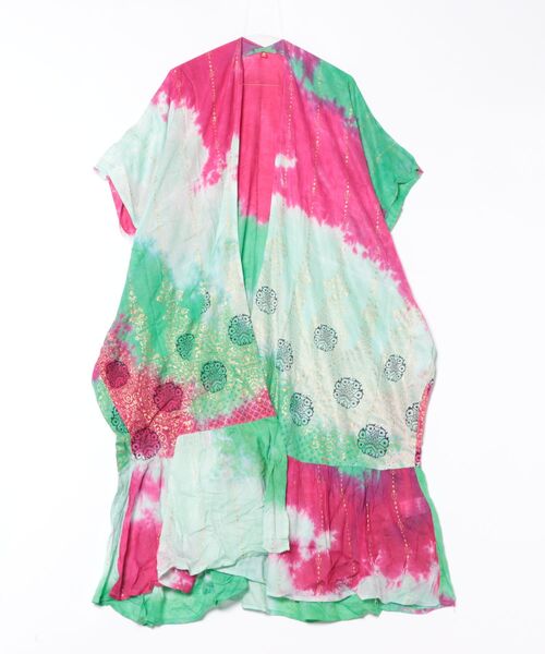 チャイハネ（チャイハネ）の「【チャイハネ】ジンニーヤーロングカーディガン（カーディガン/ボレロ・レディース・レッド/グリーン/ブラック・FREE）」の4枚目の写真