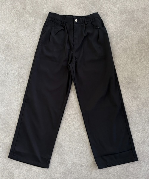 link lot(リンクロット)の「【ウエストバッグゴム】ルーズシルエットストレートトラウザーパンツ(チノパンツ・メンズ・ブラック/ホワイト/ベージュ・M/L)」の22枚目の写真