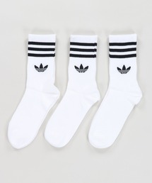 adidas（アディダス）の「毎日使える♪3足セット!! 【adidas/アディダス】スリーストライプス クルーソックス アディダスオリジナルス adidas Originals（ソックス/靴下）」