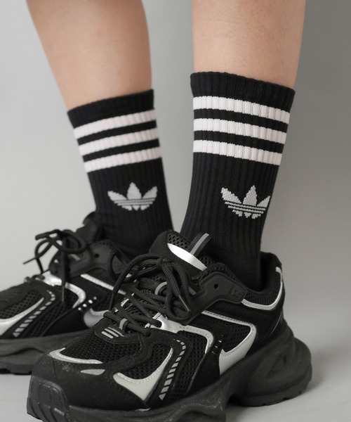 adidas(アディダス)の「毎日使える♪3足セット!! 【adidas/アディダス】スリーストライプス クルーソックス アディダスオリジナルス adidas Originals(ソックス/靴下・レディース・B/A/E/D/C/H/G/F/I/J/K/L・S/ONESIZE)」の4枚目の写真