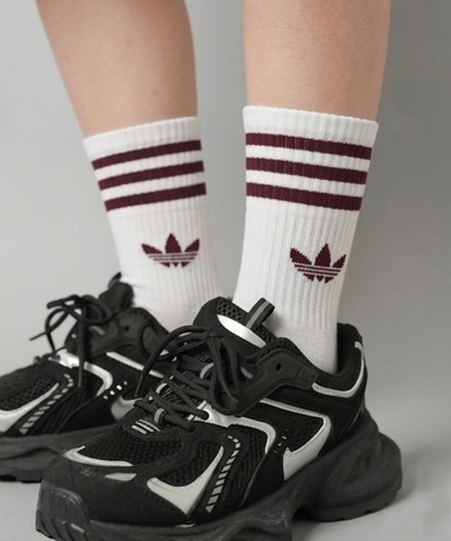 adidas(アディダス)の「毎日使える♪3足セット!! 【adidas/アディダス】スリーストライプス クルーソックス アディダスオリジナルス adidas Originals(ソックス/靴下・レディース・B/A/E/D/C/H/G/F/I/J/K/L・S/ONESIZE)」の7枚目の写真