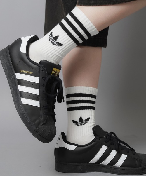 adidas(アディダス)の「毎日使える♪3足セット!! 【adidas/アディダス】スリーストライプス クルーソックス アディダスオリジナルス adidas Originals(ソックス/靴下・レディース・B/A/E/D/C/H/G/F/I/J/K/L・S/ONESIZE)」の8枚目の写真