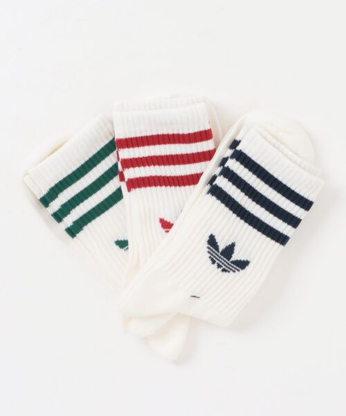 adidas(アディダス)の「毎日使える♪3足セット!! 【adidas/アディダス】スリーストライプス クルーソックス アディダスオリジナルス adidas Originals(ソックス/靴下・レディース・B/A/E/D/C/H/G/F/I/J/K/L・S/ONESIZE)」の10枚目の写真