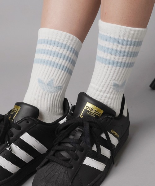 adidas(アディダス)の「毎日使える♪3足セット!! 【adidas/アディダス】スリーストライプス クルーソックス アディダスオリジナルス adidas Originals(ソックス/靴下・レディース・B/A/E/D/C/H/G/F/I/J/K/L・S/ONESIZE)」の12枚目の写真