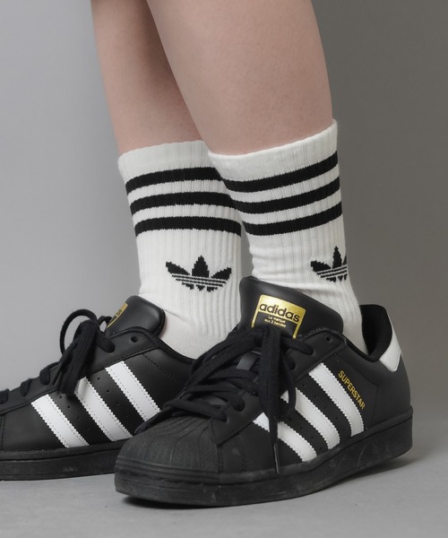 adidas(アディダス)の「毎日使える♪3足セット!! 【adidas/アディダス】スリーストライプス クルーソックス アディダスオリジナルス adidas Originals(ソックス/靴下・レディース・B/A/E/D/C/H/G/F/I/J/K/L・S/ONESIZE)」の16枚目の写真