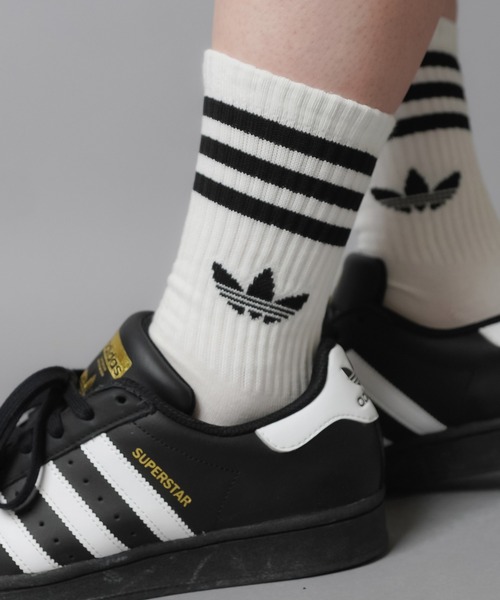 adidas(アディダス)の「毎日使える♪3足セット!! 【adidas/アディダス】スリーストライプス クルーソックス アディダスオリジナルス adidas Originals(ソックス/靴下・レディース・B/A/E/D/C/H/G/F/I/J/K/L・S/ONESIZE)」の18枚目の写真