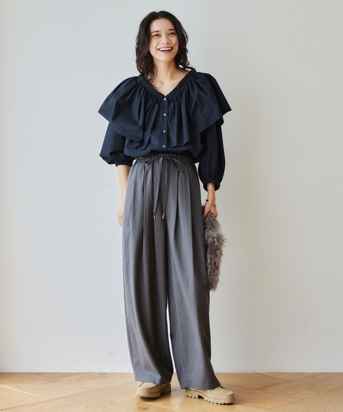 BARNYARDSTORM(バンヤードストーム)の「BARNYARDSTORM / ARTESANOS(アルテサノス) / ファーローファー(ローファー・レディース・ベージュ・38/37)」の4枚目の写真