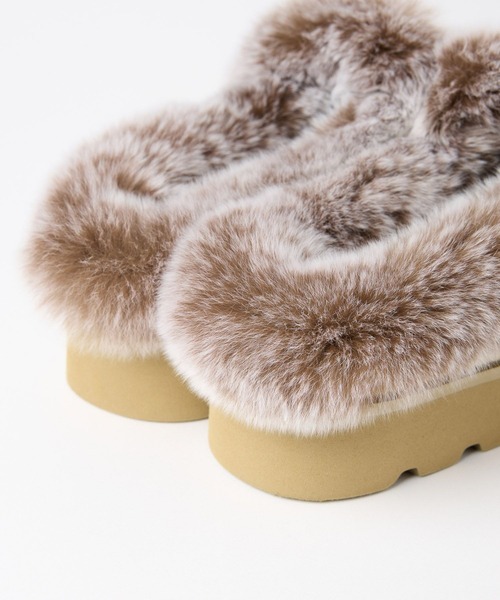 BARNYARDSTORM(バンヤードストーム)の「BARNYARDSTORM / ARTESANOS(アルテサノス) / ファーローファー(ローファー・レディース・ベージュ・38/37)」の17枚目の写真