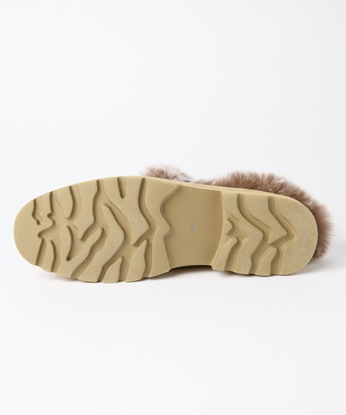 BARNYARDSTORM(バンヤードストーム)の「BARNYARDSTORM / ARTESANOS(アルテサノス) / ファーローファー(ローファー・レディース・ベージュ・38/37)」の20枚目の写真