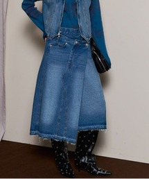 MAISON SPECIAL(]XyV)́y25AW PRE-ORDERzAsymmetry Denim Skirt/AVg[fjXJ[gyMAISON SPECIAL/]XyVz(fjXJ[g)