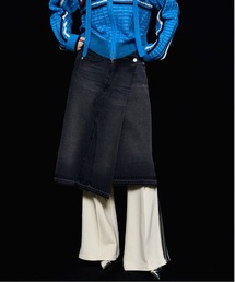 MAISON SPECIAL(メゾンスペシャル)の【25AW PRE-ORDER】Asymmetry Denim Skirt/アシンメトリーデニムスカート【MAISON SPECIAL/メゾンスペシャル】(デニムスカート)